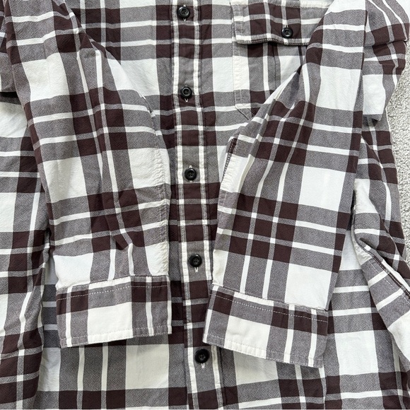 Filson Men’s Rustic Oxford Shirt Button Up Longsleeve Brown Plaid Cotton XL - Picture 10 of 14